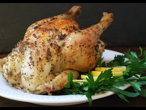 how to roast a chicken with lemon