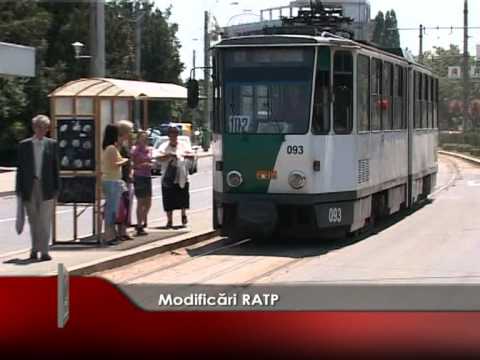 Modificări RATP