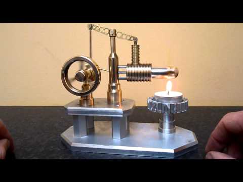 Candle powered desktop engine