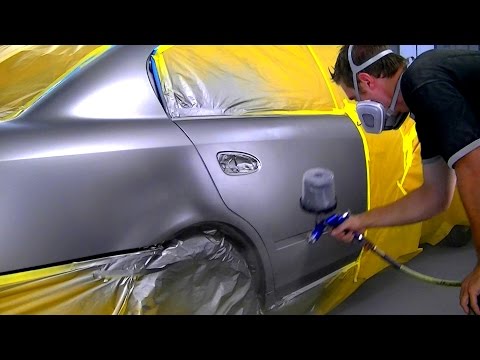 Blend - http://www.refinishtwork.com - Auto Paint - How to When it comes to blending light metallics, it is one of the more challenging things for a new painter to m...