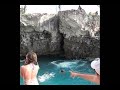 Clif Jumping in Negril, Jamaica