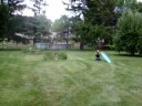 Redneck Lawn Surfing