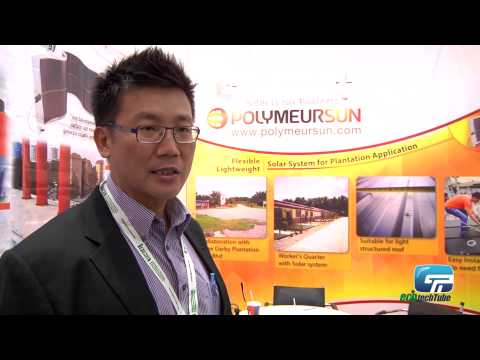 Polymeur Sun Singapore : Flexible Lightweight Thinfilm Solar Panels Without Glass Component