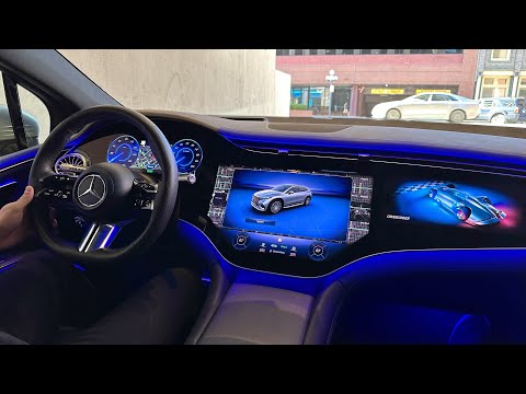NEW 2023 EQS SUV 580! FIRST POV DRIVE Full Electric Luxury SUV! Interior Exterior Walkaround