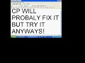cp glitch