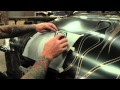 Mat Egan pinstriping the house of kolor logo HD