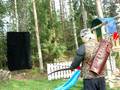 videos de Archery Trick Shot : Self thrown apple