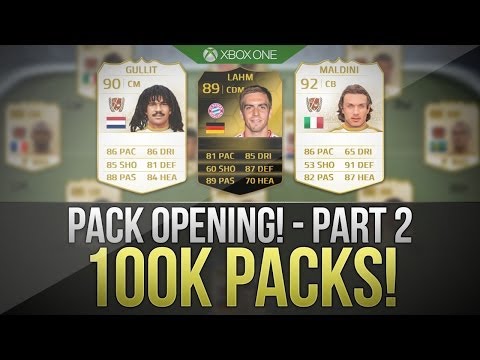 FIFA 14 NEXT GEN | 100K PACKS! LEGENDS PACK OPENING! Part 2