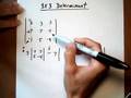evaluate 3x3 determinant