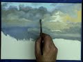Painting Approaching Storm Clouds - Gary Garrett demo