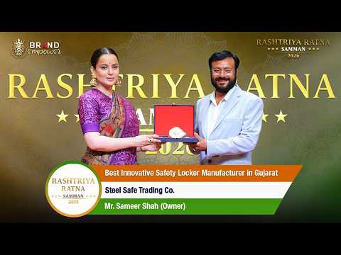 Rashtriya Ratna Samman 2026 | Steel Safe Trading Co. Wins Best Innovative Safety Locker Manufacturer