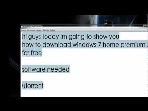 how to download windows 7 home premium