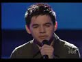 David Archuleta American Idol Top 4 - Love Me Tender 5/6/08 David Archuleta American Idol Top 4 - Love Me Tender 5/6/08