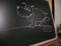 dibujos animados en una pizarra.
marrazki bizidunak arbela batean.
animated cartoons on a blackboard.