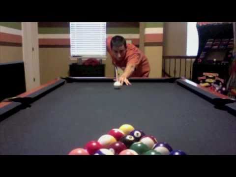 how to sink eight ball on a break