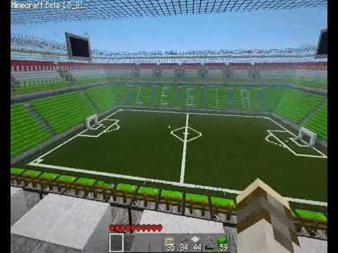 Minecraft Stadion Legii Warszawa