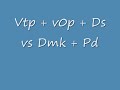 Vtp + V0p + Ds vs Dmk + Pd + pure warr at gap !
