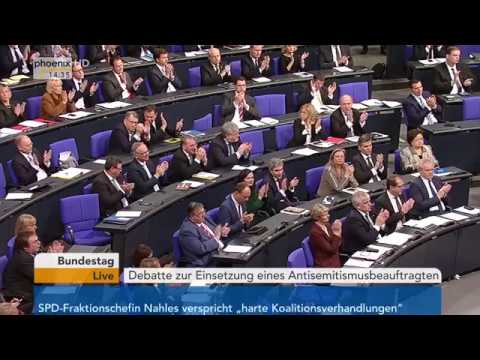 Bundestagsdebatte zur Bekämpfung von Antisemitismus am ...