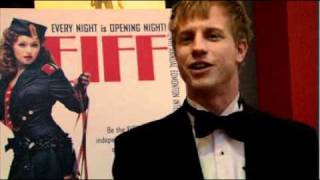 GlobeTrotter Jon Haggins TV at the Film Festival in Edmonton, Canada