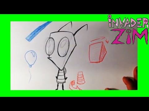 how to draw zim