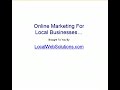 Local Web Solutions Advice On Email Marketing For Local Bus