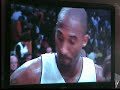 Kobe throws towel at ladys face