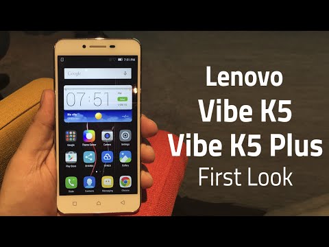 Lenovo Vibe K5 and Vibe K5 Plus First Look