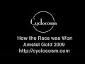 How The Race Was Won - 2009 Amstel Gold Race Analysis