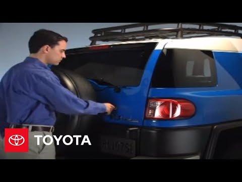 how to open fj cruiser rear door