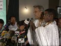 جانب من كلمة أحمد ولد داداه أمام مناصريه في تظاهرة نظمها حزبه ضد الارهاب في دار الشباب