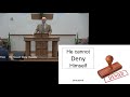 He Cannot Deny Himself | Pastor Stephen Pope