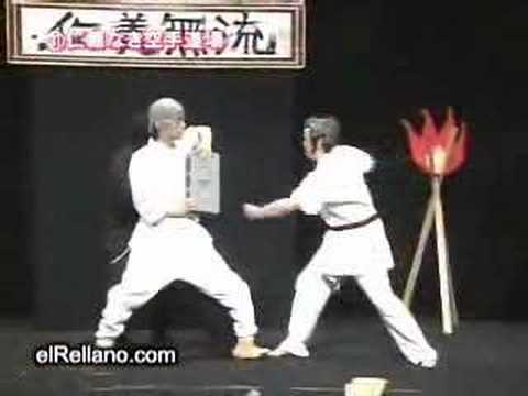 Una pelea de karate versión Matrix