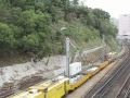The Plasser Australia and Plasser & Theurer 08-275 UNIMAT 3S 2201 at Sha Tin Station