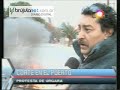 Trabajadores de URGARA bloquean los accesos al puerto