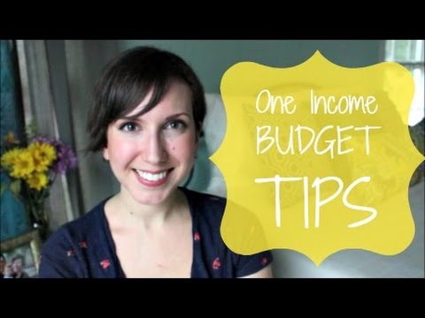how to budget on one income