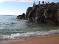 Rock Jumping - Waimea Bay Beach