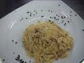 Preparazione della Carbonara di Cinta Senese
