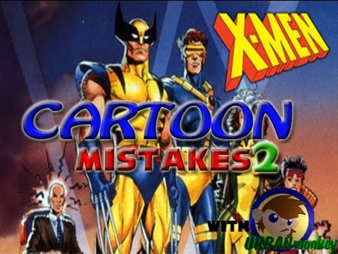 CARTOON MISTAKES 2 : X-Men the Animated series 1990s pt2