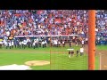 Tom Seaver pitches to Mike Piazza: Shea Goodbye!
