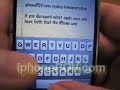 iPhone Typing Demonstration