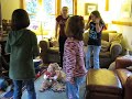 Mimi learns hokey pokey