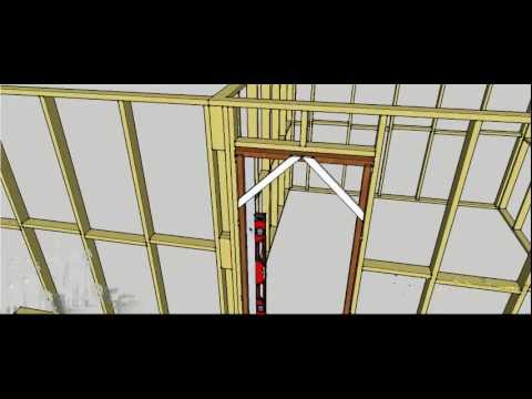 how to install a door frame