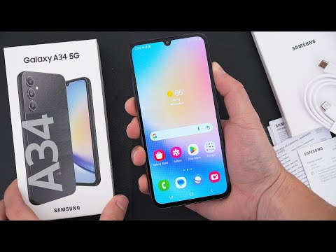 Samsung Galaxy A34 5G Unboxing, Hands On &amp; First Impressions! (Awesome Graphite)