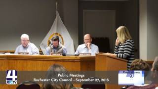 Public Meeting - Rochester City Council