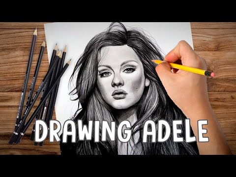 drawing adele officialadele by juan andres my speed drawing of