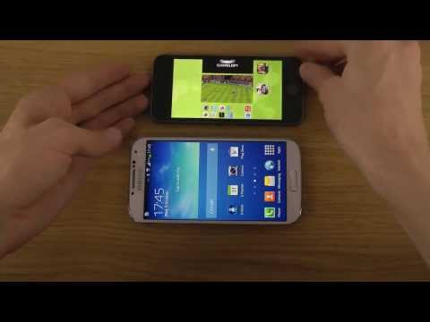 iPhone 5s vs Samsung Galaxy S4 - Hands-on