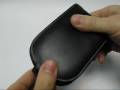 PDair Leather Case for HP iPAQ rx1950/h1900/h4100 Series - Flip Type (Black) Ver.1
