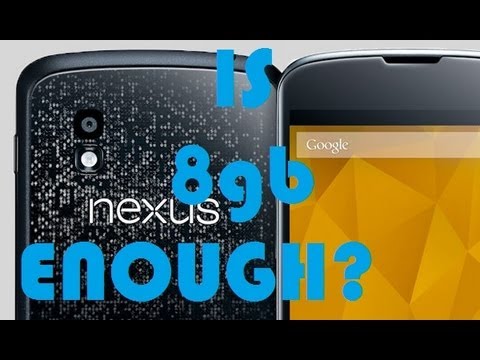 8GB - Here we discuss the storage availability that you have on the nexus 4 8gb. Is it enough? find out above. As I said, The app is called