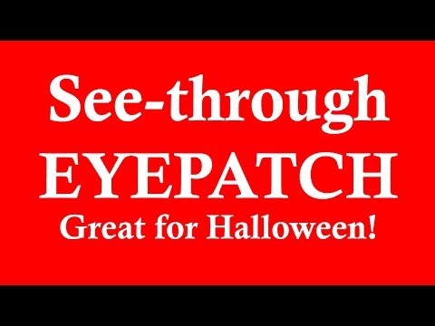 how to make an eye patch
