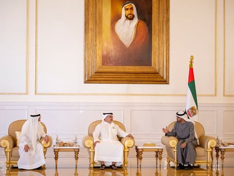 نائب جلالة الملك ولي العهد يقدم واجب العزاء إلى رئيس دولة الإمارات العربية المتحدة الشقيقة